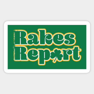 Rakes Report - Retro Logo Magnet